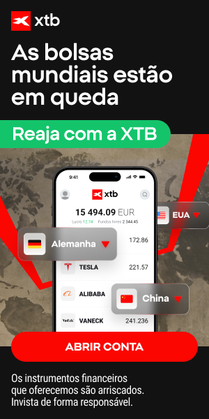 As bolsas mundiais estão em queda. Reaja com a XTB
